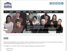Tablet Screenshot of naebnewengland.org